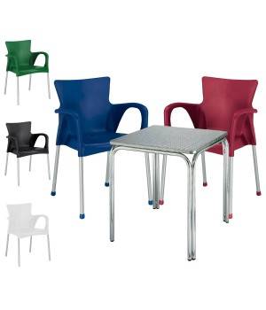 Sillones plastico terraza